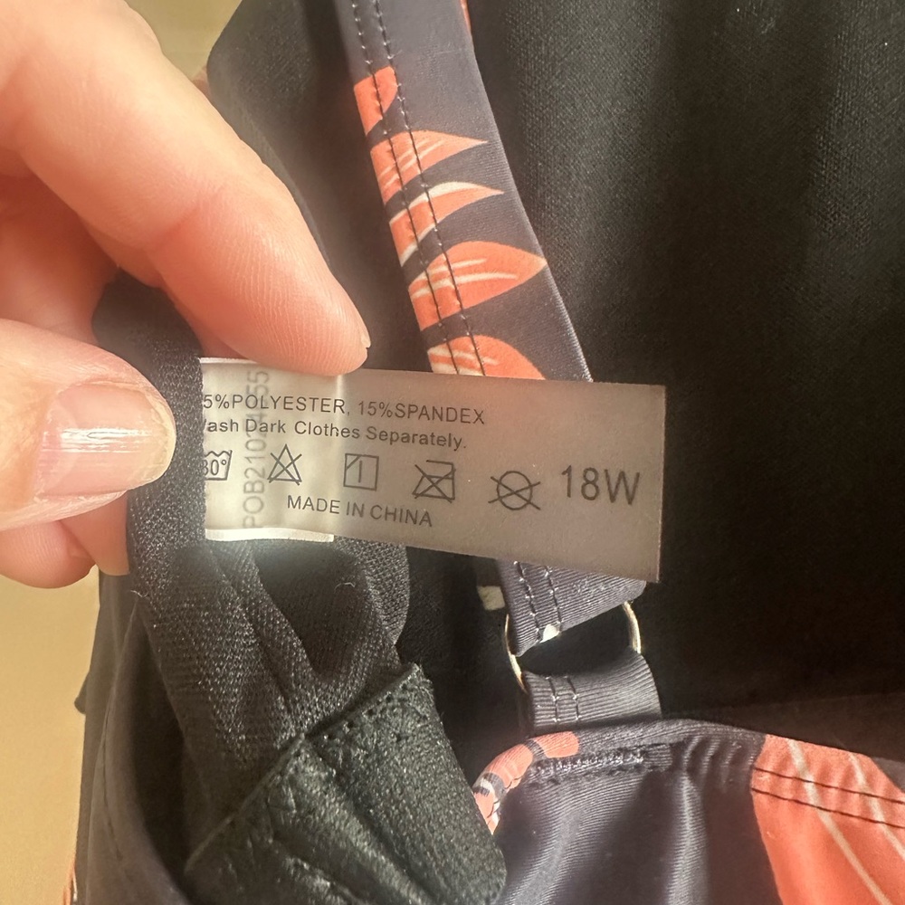 Floral Ruffle Tankini Top - Picture 5 of 5